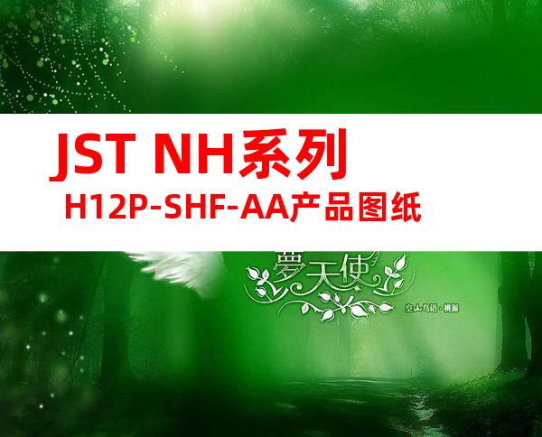 JST NH系列 H12P-SHF-AA产品图纸